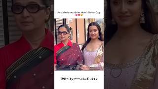 Shraddha Kapoor Mother 🥹🎀 mother daughter song viralshorts edits [upl. by Roberts]