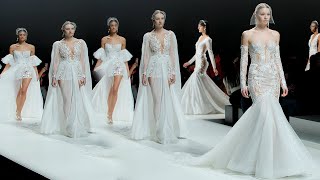 Agnieszka Swiatly Bridal Spring 2023  Barcelona Bridal Fashion Week [upl. by Anaert]