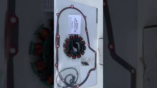 Harley Sportster Stator Alternator replacement with James gasket kit 19912003 XL’s CustomCruisers [upl. by Ellevel]