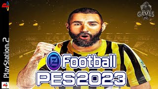 PES 2023 PS2 ISO 100 Atualizado NOVA Narração [upl. by Trebloc65]