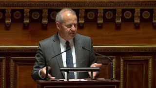 Budget 2024 la méthode du gouvernement épinglée au Sénat quotVous organisez la démocratie à l’enversquot [upl. by Onaicram]