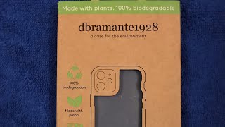 Dbramante1928 100 Biodegradable iPhone 12 Pro Case Unboxing [upl. by Yaeger]