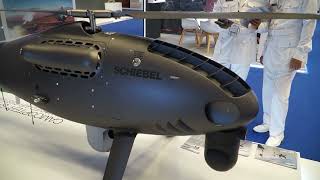 Schiebel Showcases CAMCOPTER S100 UAS Drone DIMDEX 2024 A Versatile Tool for Land and Naval Forces [upl. by Yeltrab]