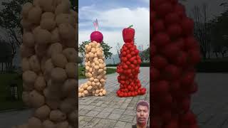 Tomato vs poteto satisfying animation experiment [upl. by Eibur758]