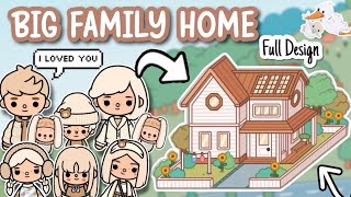 Big Family Home Beige Full Design 🧺 Toca Boca House Ideas 🧸✨House Design  TocaLifeWorld [upl. by Neeruam]