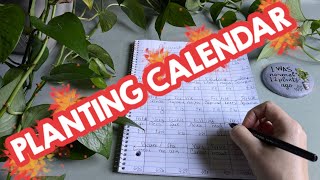 August 2024 Garden Planner Planting Calendar Moon Astrological [upl. by Ueihtam529]