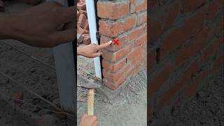 How to attach gate frame to wall गेट की चौखट को दीवार से कैसे जोड़े [upl. by Ttehr]