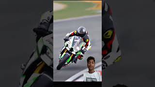 Kawasaki Ninja Zx10r race tuned bike superfast rider stunt shortstrending shots [upl. by Jourdan]