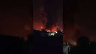 Kocher Factory Tran taran fire accdient shorts video [upl. by Ahsoj219]