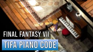 Tifa Piano code in Final Fantasy 7 How to enter on PS4 Switch Xbox iOS Android PC [upl. by Torin]