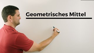 Geometrisches Mittel Statistik  Mathe by Daniel Jung [upl. by Alya]