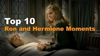 Top 10  Ron and Hermione Moments [upl. by Geno]