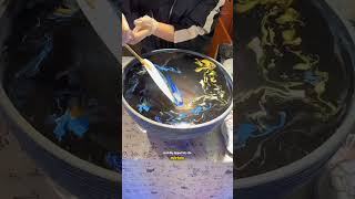 Traditional Japanese Fan Painting Technique Watch the Stunning Transformation 🤩😍 [upl. by Nosyk]