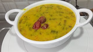 Palak Dal  easy and instant recipe  पालक डाल  SaminaAnsari786 [upl. by Hansen]