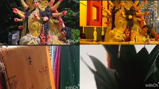 Parar Durga Thakur Baranday saree rode Somasvlogg [upl. by Alicea]