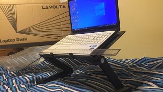 Lavolta Laptop Table Desk  Unboxing and Review [upl. by Priscilla]