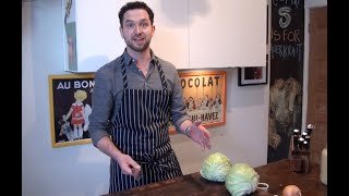 Preparing Sauerkraut Using The Wüsthof Classic Icon Range With Chef Carl Heinrich [upl. by Enelyak352]