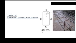 CLASE N°39 CUBICACION DE ENFIERRADURA  ESTRIBOS [upl. by Saleme836]