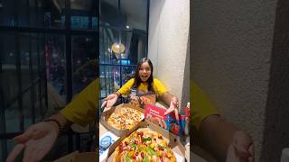 Most Cheesiest Pizza in Kolkata😱 reels eatingshow minivlog bengalivlog [upl. by Emawk]