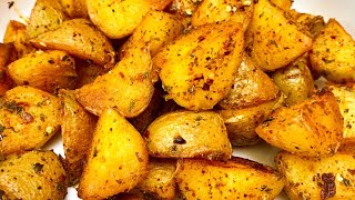 Papas al HornoSin Horno Doradas y con Mucho SaborTruco para que parezcan al Horno [upl. by Notgnilra410]