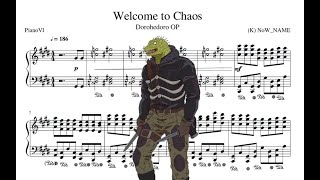 Dorohedoro OP  Welcome to Chaos Piano Cover [upl. by Briggs]