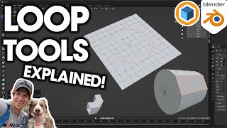 LOOP TOOLS for Blender  All Tools Explained Free Blender AddOn [upl. by Joceline]