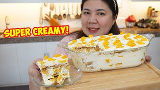 Creamy Mango Graham Cake Recipe [upl. by Rosmunda]