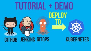 How to Deploy To Kubernetes with Jenkins GitOps GitHub Pipeline  Tutorial  Real World Demo [upl. by Fleur140]