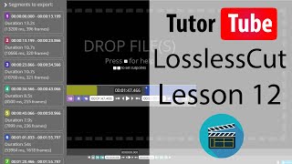 LossLessCut Tutorial  Lesson 12  Keyframe Seeking and Frame Seeking [upl. by Blanc]