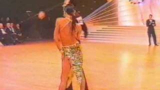 World Championships WDDSC finals 1998 rumba inc Strictly star karen hardy amp Bryan Watson [upl. by Sunny]