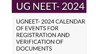 NEET NEW NOTIFICATION BY KEACALENDER OF EVENTSkea neet2024 neetcounselling keacounselling [upl. by Ok]