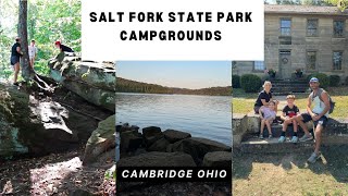 Camping at Ohios Biggest State Park Salt Fork State Park [upl. by Fia]