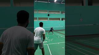 Keeping it simple badminton training 😁 [upl. by Nerrot]