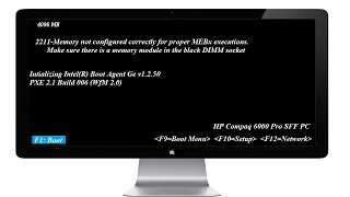 2211 Memory Not Configured Correctly For Proper MEBx Executions [upl. by Bohman]