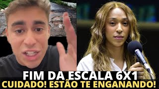 Nikolas Ferreira expõe verdade por trás do Fim da Escala 6x1 de Erika Hilton do Psol [upl. by Cerelia]