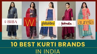 10 Best Women Kurti Brands in India [upl. by Soph]