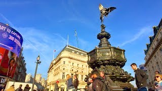 LONDON WALK  Knightsbridge to Holborn via Piccadilly Circus and Shaftesbury Avenue  England [upl. by Tia611]