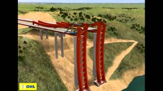 Alconetar Bridge  Construction Process [upl. by Mollee]