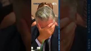 Alec Baldwin cries tears of joy when case dismissed after only 3 DAYS [upl. by Raimes372]