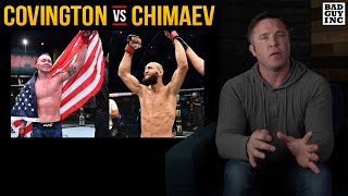 Colby Covington willing to fight quotMedia Creationquot Khamzat Chimaev [upl. by Nnaira882]