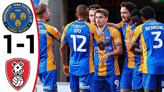 Shrewsbury vs Rotherham 11 All Goals and Extended Highlights [upl. by Skolnik66]