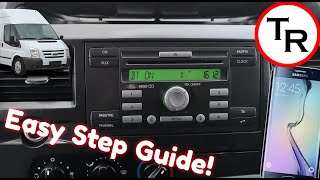 FORD 6000 CD Phone Pairing via Bluetooth Transit MK 7 Bluetooth Pairing [upl. by Ylnevaeh]