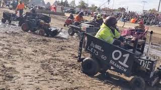 2022  Sandusky County Fair Fall Demo Derby  Mowers  101522 [upl. by Aronle]