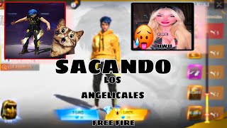 SACANDO LOS ANGELICALES 💎💎😱😱 FREE FIRE 😎 [upl. by Lemhar]