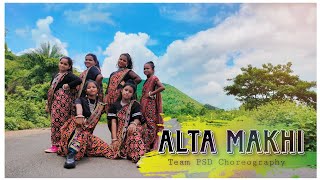 Alta Makhi Official  Sambalpuri Song  Team PSD Presents  Dance cover [upl. by Ahsakal825]