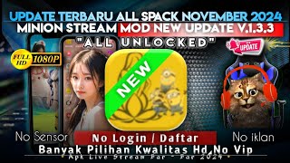 ✔️ UPDATE TERBARU ALL SPACK NOVEMBER 2024  MINION STREAM MOD NEW UPDATE V133 ALL UNLOCKED ROOM [upl. by Meesan]