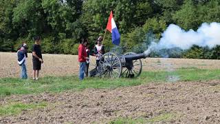 Tir du Canon Gribeauval  Randonnée Dillon Argonne 1792 [upl. by Wainwright]