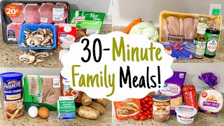 30MINUTE DINNERS  5 of the BEST QUICK amp EASY Weeknight Meals  Whats For Dinner  Julia Pacheco [upl. by Roscoe90]