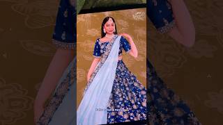 Screenshot 👉🏻digital art✍🏻procreate digitalart lehenga portrait drawingtutorial art [upl. by Delamare]