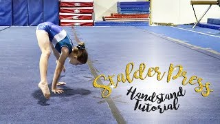 Stalder Press Handstand Tutorial Buttercup SGG [upl. by Pubilis]